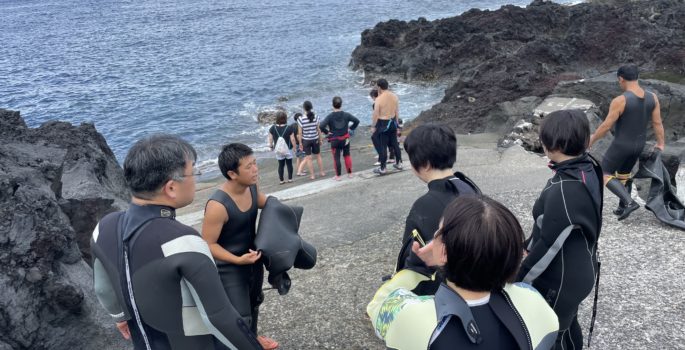 八丈島ツアー速報　静岡市のダイビングショップフリースタイルです。